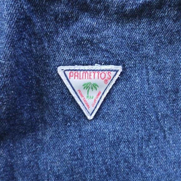 Palmetto Mom Jeans High Rise Vintage 33" Dark Wash Tapered Rider Western 90s 70s - Picture 6 of 12